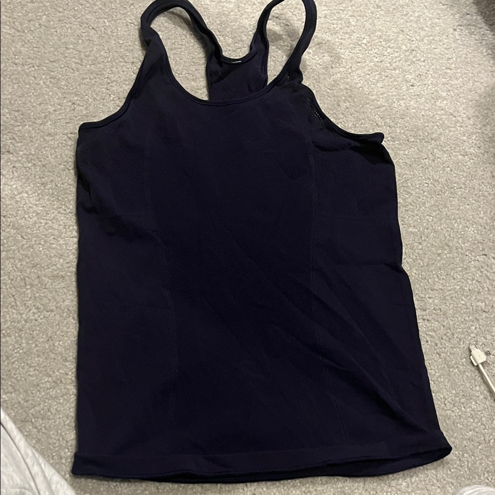 Lululemon Athletica Dark Blue Tank Top